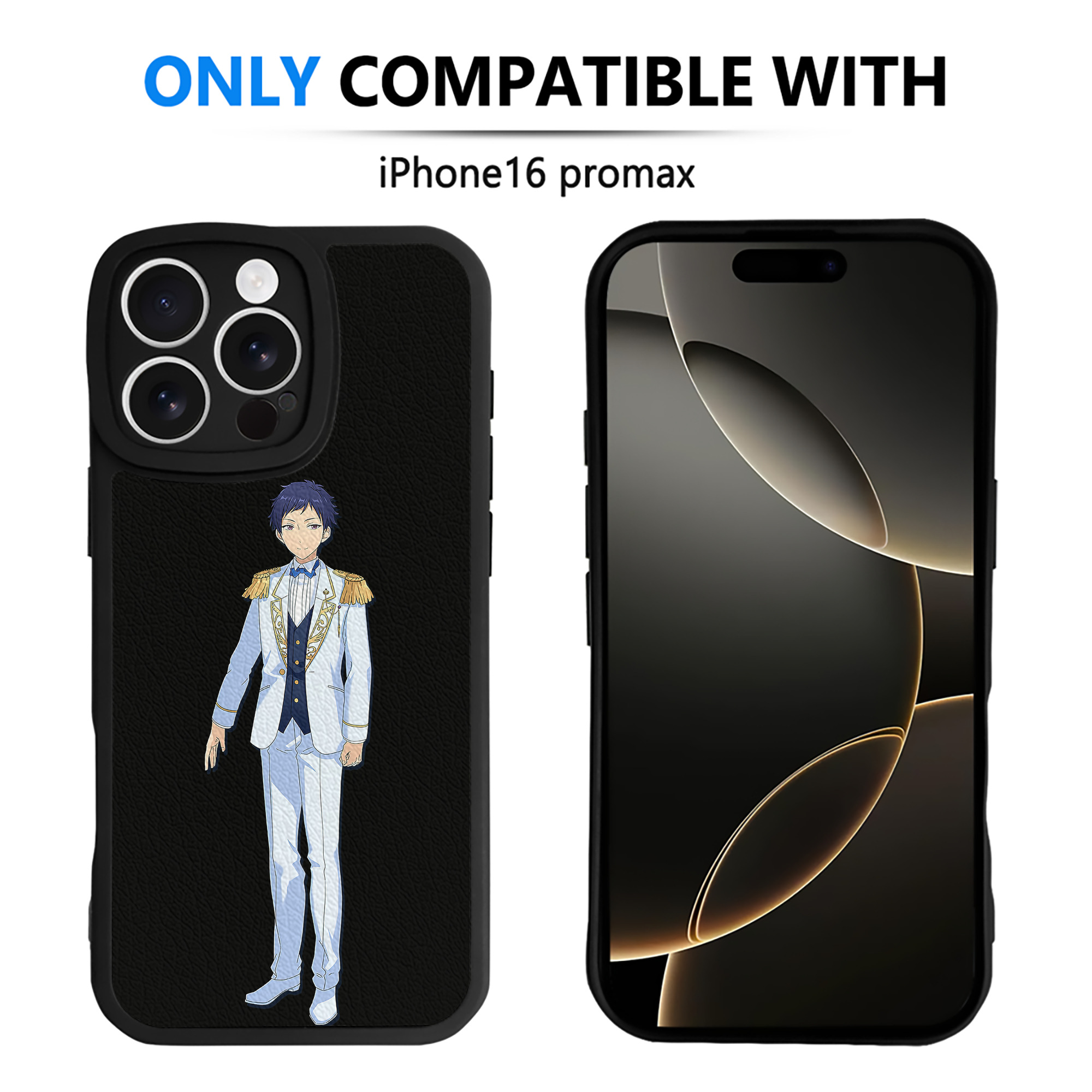 （画像用） あんさんぶるスターズ! Ensemble Stars 【iPhone 16シリーズ対応】シリコンスマホケース（レザー調） 材質：シリコン
